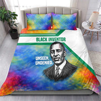 Garrett Morgan Bedding Set with Real Impact Quote, Black Inventor Portrait and Vibrant Watercolor - Wonder Print Shop