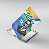 Garrett Morgan Canvas Wall Art with Real Impact Quote, Black Inventor Portrait and Vibrant Watercolor - Wonder Print Shop