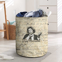 Toni Morrison Laundry Basket Handwritten Manuscript Powerful Portrait with Feather Pen Quote - Wonder Print Shop