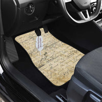 Toni Morrison Car Mats Handwritten Manuscript Powerful Portrait with Feather Pen Quote - Wonder Print Shop
