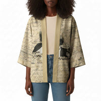 Toni Morrison Kimono Handwritten Manuscript Powerful Portrait with Feather Pen Quote - Wonder Print Shop