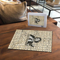 Toni Morrison Puzzle Handwritten Manuscript Powerful Portrait with Feather Pen Quote - Wonder Print Shop