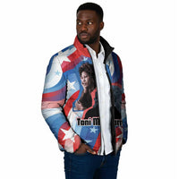 Toni Morrison Padded Jacket Abstract Wings Design Empowering Quote Dual Portrait Celebration of Literary Freedom - Wonder Print Shop