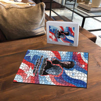 Toni Morrison Puzzle Abstract Wings Design Empowering Quote Dual Portrait Celebration of Literary Freedom - Wonder Print Shop