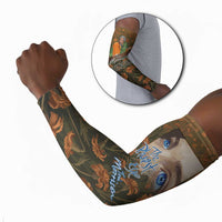 Toni Morrison Arm Sleeves Floral Themed Design Featuring The Bluest Eye Cover Art Thought-Provoking Quote - Wonder Print Shop