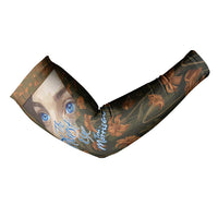 Toni Morrison Arm Sleeves Floral Themed Design Featuring The Bluest Eye Cover Art Thought-Provoking Quote - Wonder Print Shop