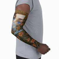 Toni Morrison Arm Sleeves Floral Themed Design Featuring The Bluest Eye Cover Art Thought-Provoking Quote - Wonder Print Shop