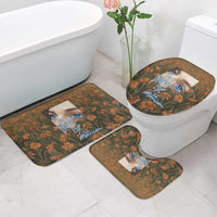 Toni Morrison Bathroom Set Floral Themed Design Featuring The Bluest Eye Cover Art Thought-Provoking Quote - Wonder Print Shop