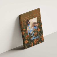 Toni Morrison Canvas Wall Art Floral Themed Design Featuring The Bluest Eye Cover Art Thought-Provoking Quote - Wonder Print Shop