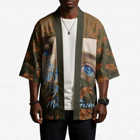 Toni Morrison Kimono Floral Themed Design Featuring The Bluest Eye Cover Art Thought-Provoking Quote - Wonder Print Shop