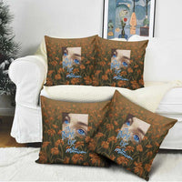 Toni Morrison Pillow Cover Floral Themed Design Featuring The Bluest Eye Cover Art Thought-Provoking Quote - Wonder Print Shop