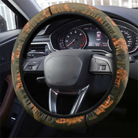 Toni Morrison Steering Wheel Cover Floral Themed Design Featuring The Bluest Eye Cover Art Thought-Provoking Quote - Wonder Print Shop
