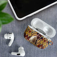 Langston Hughes AirPods Case Vibrant Jazz Age Pattern - Typewriter and Silhouettes Celebration of Harlem Renaissance - Wonder Print Shop