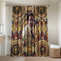 Langston Hughes Bathroom Set Vibrant Jazz Age Pattern - Typewriter and Silhouettes Celebration of Harlem Renaissance - Wonder Print Shop