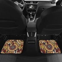 Langston Hughes Car Mats Vibrant Jazz Age Pattern - Typewriter and Silhouettes Celebration of Harlem Renaissance - Wonder Print Shop