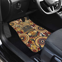 Langston Hughes Car Mats Vibrant Jazz Age Pattern - Typewriter and Silhouettes Celebration of Harlem Renaissance - Wonder Print Shop