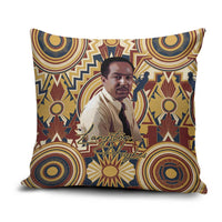 Langston Hughes Pillow Cover Vibrant Jazz Age Pattern - Typewriter and Silhouettes Celebration of Harlem Renaissance - Wonder Print Shop