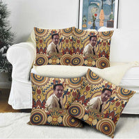 Langston Hughes Pillow Cover Vibrant Jazz Age Pattern - Typewriter and Silhouettes Celebration of Harlem Renaissance - Wonder Print Shop