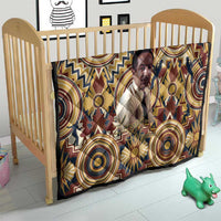 Langston Hughes Quilt Vibrant Jazz Age Pattern - Typewriter and Silhouettes Celebration of Harlem Renaissance - Wonder Print Shop