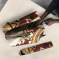 Langston Hughes Umbrella Vibrant Jazz Age Pattern - Typewriter and Silhouettes Celebration of Harlem Renaissance - Wonder Print Shop