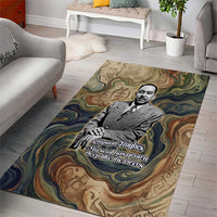 Langston Hughes Area Rug My Soul Has Grown Deep Like the Rivers - Wonder Print Shop