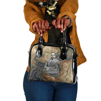 Langston Hughes Shoulder Handbag My Soul Has Grown Deep Like the Rivers - Wonder Print Shop