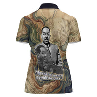 Langston Hughes Women Polo Shirt My Soul Has Grown Deep Like the Rivers - Wonder Print Shop