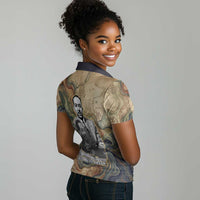 Langston Hughes Women Polo Shirt My Soul Has Grown Deep Like the Rivers - Wonder Print Shop