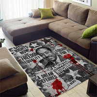 Langston Hughes Area Rug Urban Brick Wall Design with Protest Art and Poetry Powerful Quotes - Wonder Print Shop