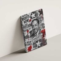Langston Hughes Canvas Wall Art Urban Brick Wall Design with Protest Art and Poetry Powerful Quotes - Wonder Print Shop