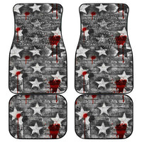 Langston Hughes Car Mats Urban Brick Wall Design with Protest Art and Poetry Powerful Quotes - Wonder Print Shop