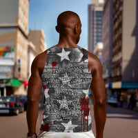 Langston Hughes Men Tank Top Urban Brick Wall Design with Protest Art and Poetry Powerful Quotes - Wonder Print Shop
