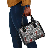 Langston Hughes Shoulder Handbag Urban Brick Wall Design with Protest Art and Poetry Powerful Quotes - Wonder Print Shop