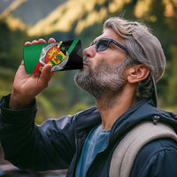 Custom Senegal 4 in 1 Can Cooler Tumbler Lion Graphic, National Flag, Fiery Soccer Ball - Bold African Pride Design - Wonder Print Shop