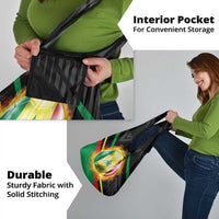 Custom Senegal Grocery Bag Lion Graphic, National Flag, Fiery Soccer Ball - Bold African Pride Design - Wonder Print Shop