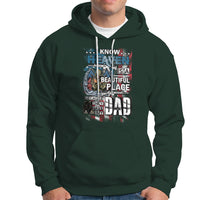 Veteran Dad Hoodie I Know Heaven Is A Beautiful Place Because They Have My Dad - Wonder Print Shop