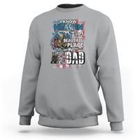 Veteran Dad Sweatshirt I Know Heaven Is A Beautiful Place Because They Have My Dad - Wonder Print Shop