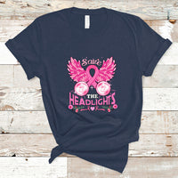 Breast Cancer Awareness T Shirt Save The Headlights - Wonder Print Shop