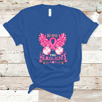 Breast Cancer Awareness T Shirt Save The Headlights - Wonder Print Shop