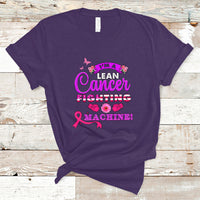 Breast Cancer Awareness T Shirt Im A Lean Cancer Fighting Machine! - Wonder Print Shop