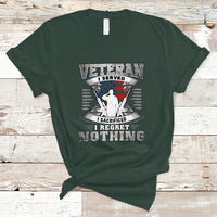 Veteran T Shirt I Served I Sacrificed I Reget Nothing - Wonder Print Shop