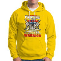 Veteran Hoodie Im Not a Survivor Im a Warrior - Wonder Print Shop