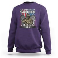 Veteran Sweatshirt He Did Not Just A Soldier He Is My Son - Wonder Print Shop