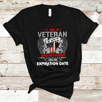 Veteran T Shirt I am a Veteran My Oath of Enlistment - Wonder Print Shop