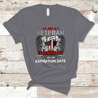 Veteran T Shirt I am a Veteran My Oath of Enlistment - Wonder Print Shop