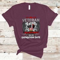 Veteran T Shirt I am a Veteran My Oath of Enlistment - Wonder Print Shop