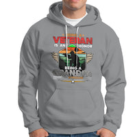 Veteran Grandpa Hoodie Being a Veteran Is an Honor Being a Grandpa is Priceless - Wonder Print Shop