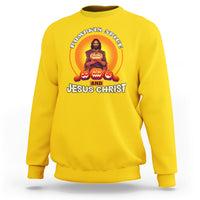 Christian Sweatshirt Pumpkin Spice and Jesus Christ - Wonder Print Shop
