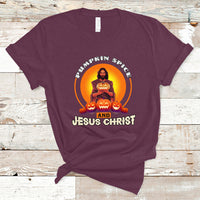 Christian T Shirt Pumpkin Spice and Jesus Christ - Wonder Print Shop