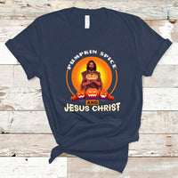 Christian T Shirt Pumpkin Spice and Jesus Christ - Wonder Print Shop